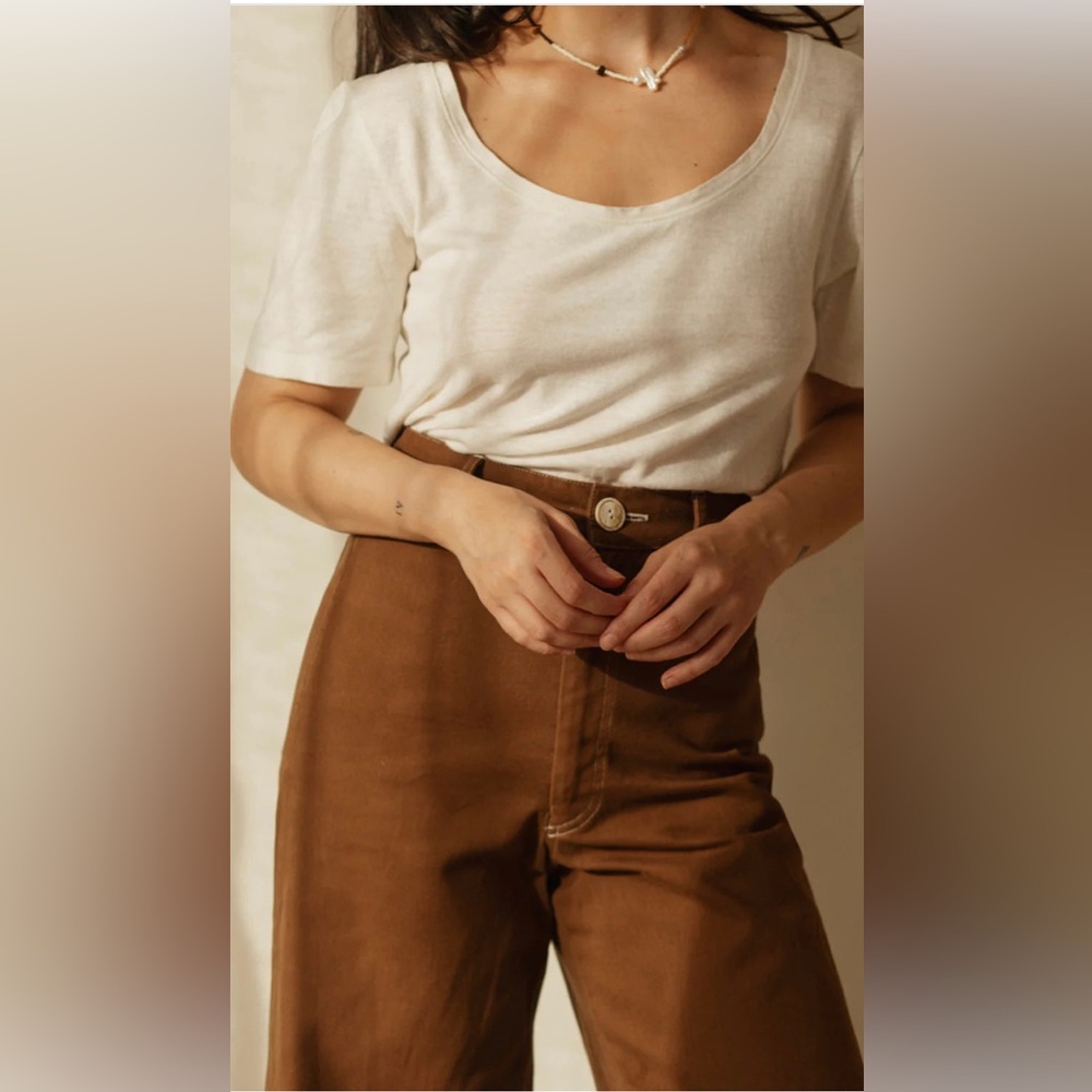 Harly Jae Tristan Pants in Brunette - Picture 2 of 5
